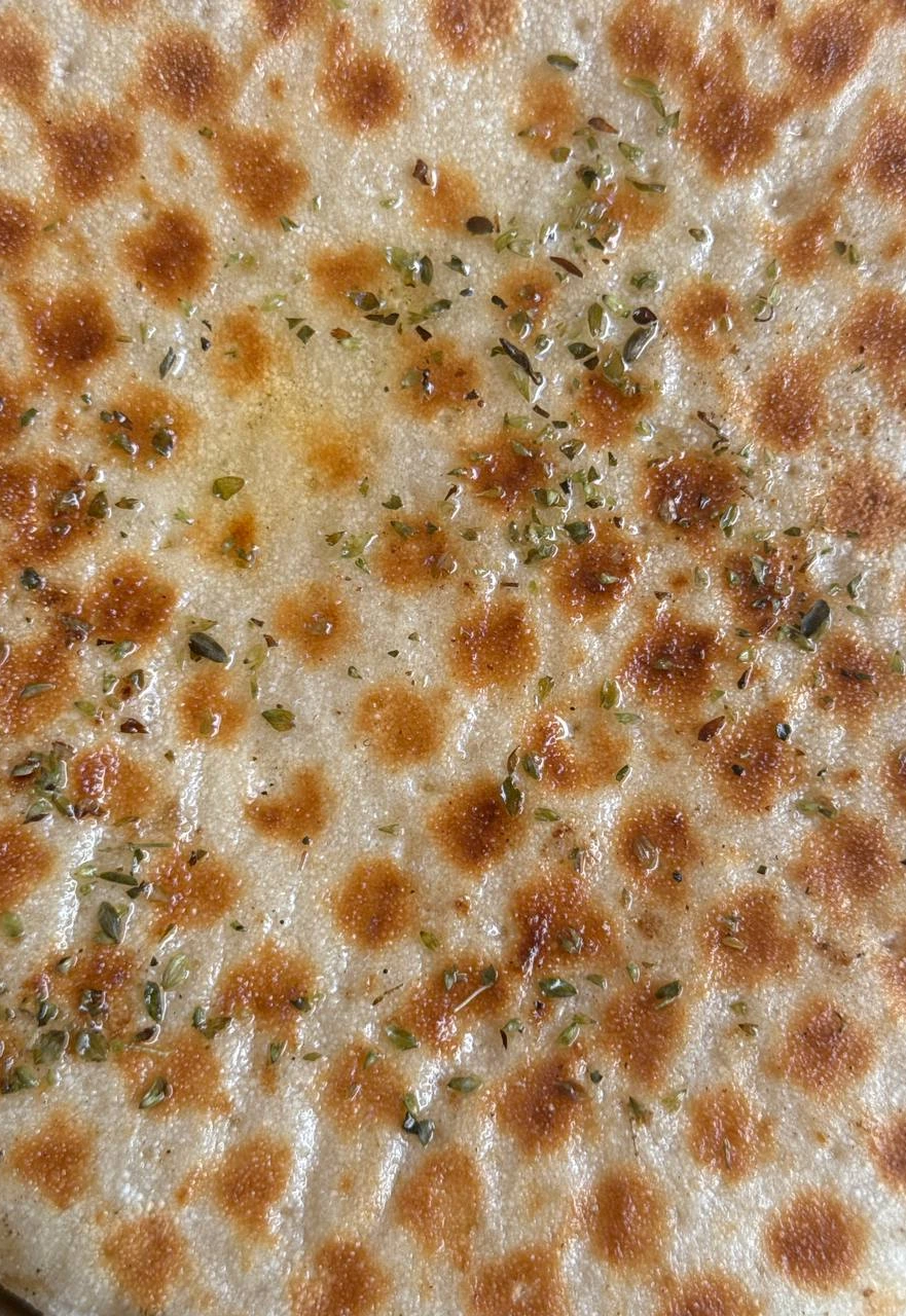 Textura de crackers artesanais
